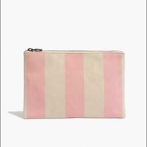 Madewell *RARE* The Canvas Pouch Clutch in Stripe